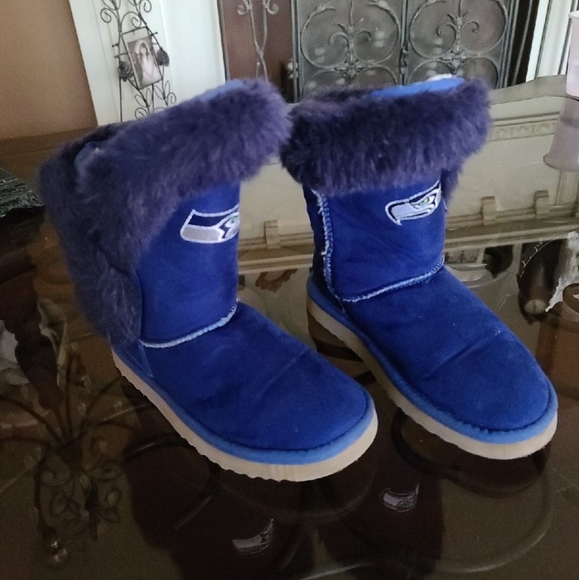 Seattle Seahawks Girls Boots - Picture 1 of 5